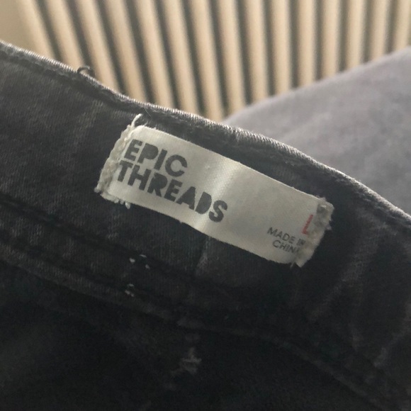 ‼️EPIC THREADS black pants with a tint of grey‼️ - Picture 3 of 4